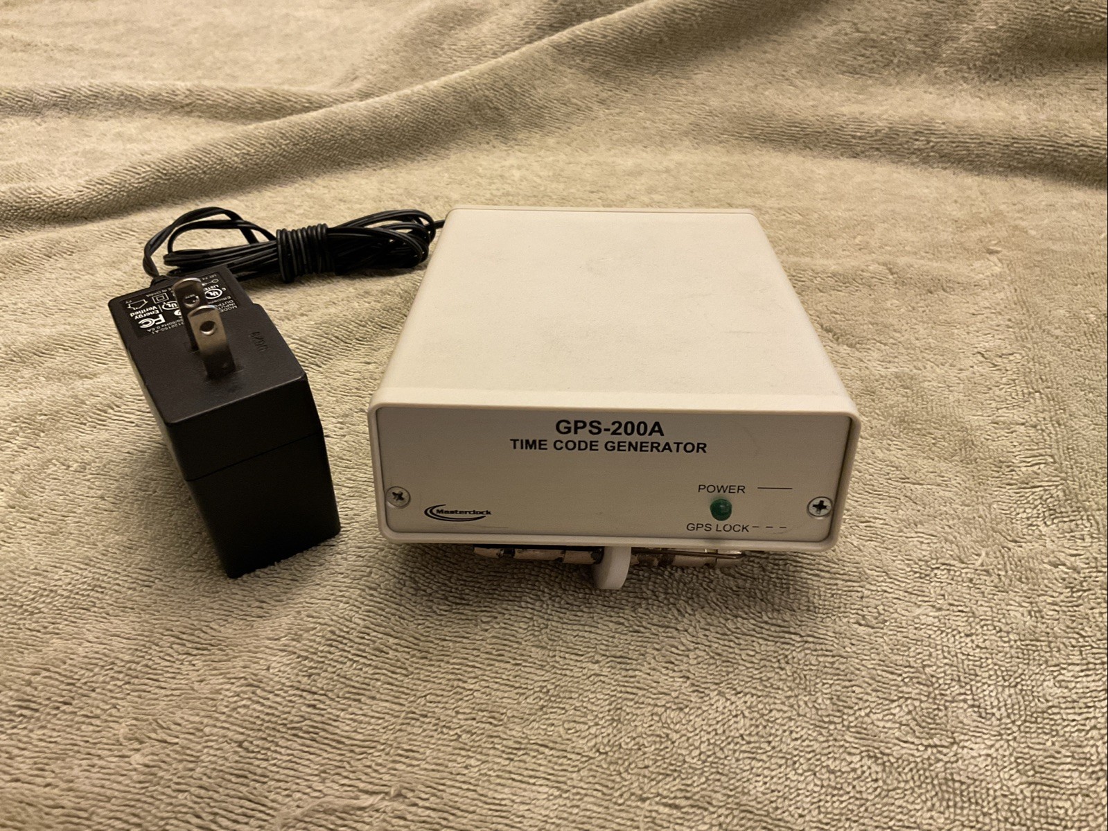 Masterclock GPS-200A GPS Receiver Time Code Generator Working Binmr1