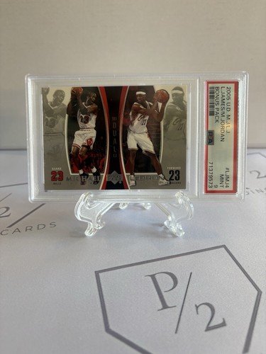 2005 Upper Deck - Michael Jordan/LeBron James # LJMJ4 🔥PSA9🔥
