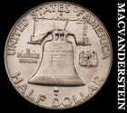 1963-D Silver Franklin Half Dollar - Choice Gem Brilliant Unc+++ Lustrous  #M639 — photo 2