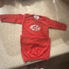 Vintage Two Feet Ahead UGA 0-3 Mos Sleeper Sack