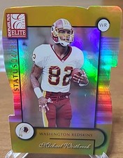 2001 Donruss Elite MICHAEL WESTBROOK Status Gold Die-Cut RC /82 Redskins