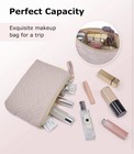 BAGSMART Small Makeup Bag Travel Cosmetic Pouch with Zipper — photo 3