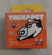 Therapet Cat Calming Diffuser Refills, 2 Refills Only, Drug Free - NEW Sealed