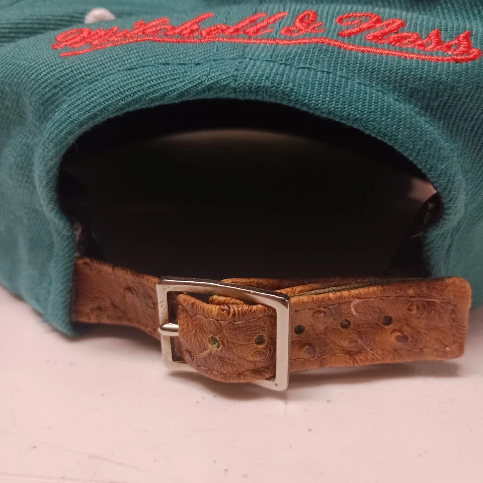 Miami Dolphins Mitchell & Ness NFL винтажная коллекция крышка кожаный ремешок сзади - Изображение 2 из 4