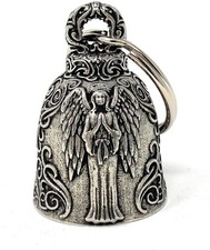 Angel Motorcycle Biker Bell Accessory Or Key Chain For Luck Made In The Usa