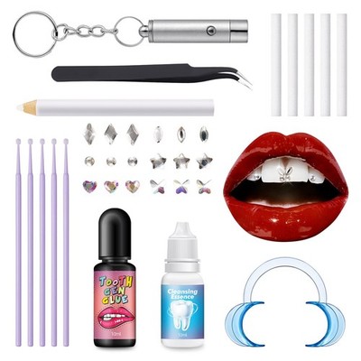 Tooth Gem Kit，Fashionable DIY Smile Jewelry Crystals Tooth Gems Kit for Teeth...