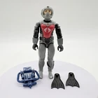 G.I. Joe Cobra EELS Frogman (V1) 3.75" Action Figure Vtg 1985 GI Joe Incomplete