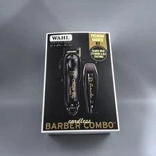 Wahl Cordless Barber Combo Black Magic Clip Clipper & Detailer Trimmer 3025397