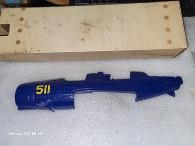 NOS Cox Blue Helldiver & B25 Dark Blue Fuselage Left Side #7001