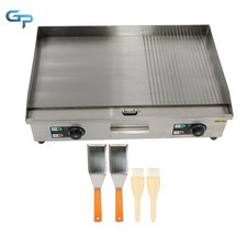 30" 122℉-572℉ Commercial Electric Griddle 3000W Countertop Flat Top Grill