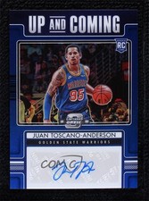 2021-22 Panini Contenders Optic Blue Prizm 70/75 Juan Toscano-Anderson Auto r4i