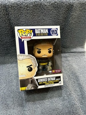 Funko Pop! Vinyl: DC Batman (w/ Armor) (Unmasked) PX Previews Exclusive #113 PV3