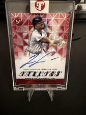 2025 Topps Pristine Ronald Acuna Jr. Italics Encased Autograph Red /5