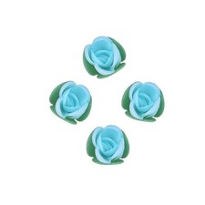 4 Boccioli di cialda ostia celeste per decorazione