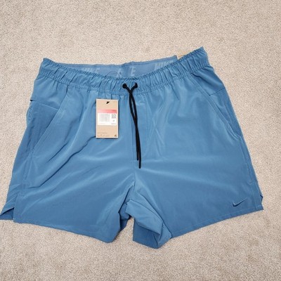 Nike Men Large Unlimited Dri-FIT 5'' Unlined Versatile Shorts Blue DV9336-429