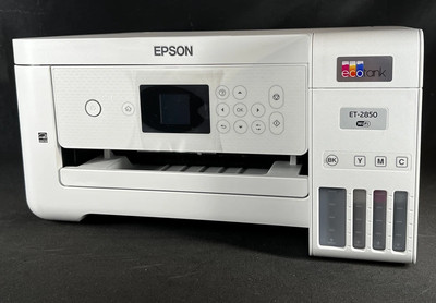 Epson EcoTank ET-2850 Wireless All-In-One Printer White New Open Box