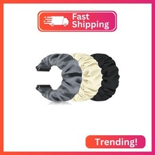 FTYQUEE Scrunchies Watch Bands Compatible with 16mm 18mm 19mm 20mm 22mm Watch Ba