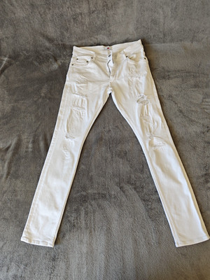 Lewis Hamilton x Tommy Hilfiger Jeans Distressed Weiß W31 L32 - TOP Zustand