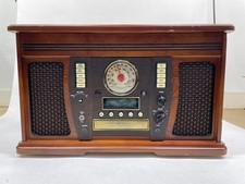 Innovative Technology ITVS-750 Wooden Music Center CD Recorder Turntable