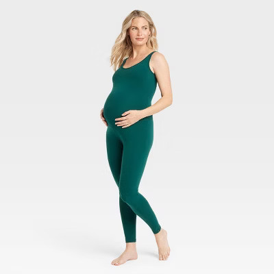 Sleeveless Long Unitard Maternity Jumpsuit - Isabel Maternity by Ingrid & Isabel - Picture 5 of 13