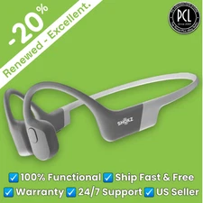 ✅ EXCELLENT: Shokz - OpenRun Bone Conduction Open-Ear Headphones - GRAY ✅