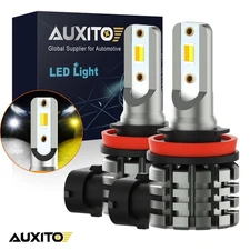 AUTO Switchback LED Fog Light Bulb H8 H16 H11 Fog Light Bulbs Lamps 3000K 6000K