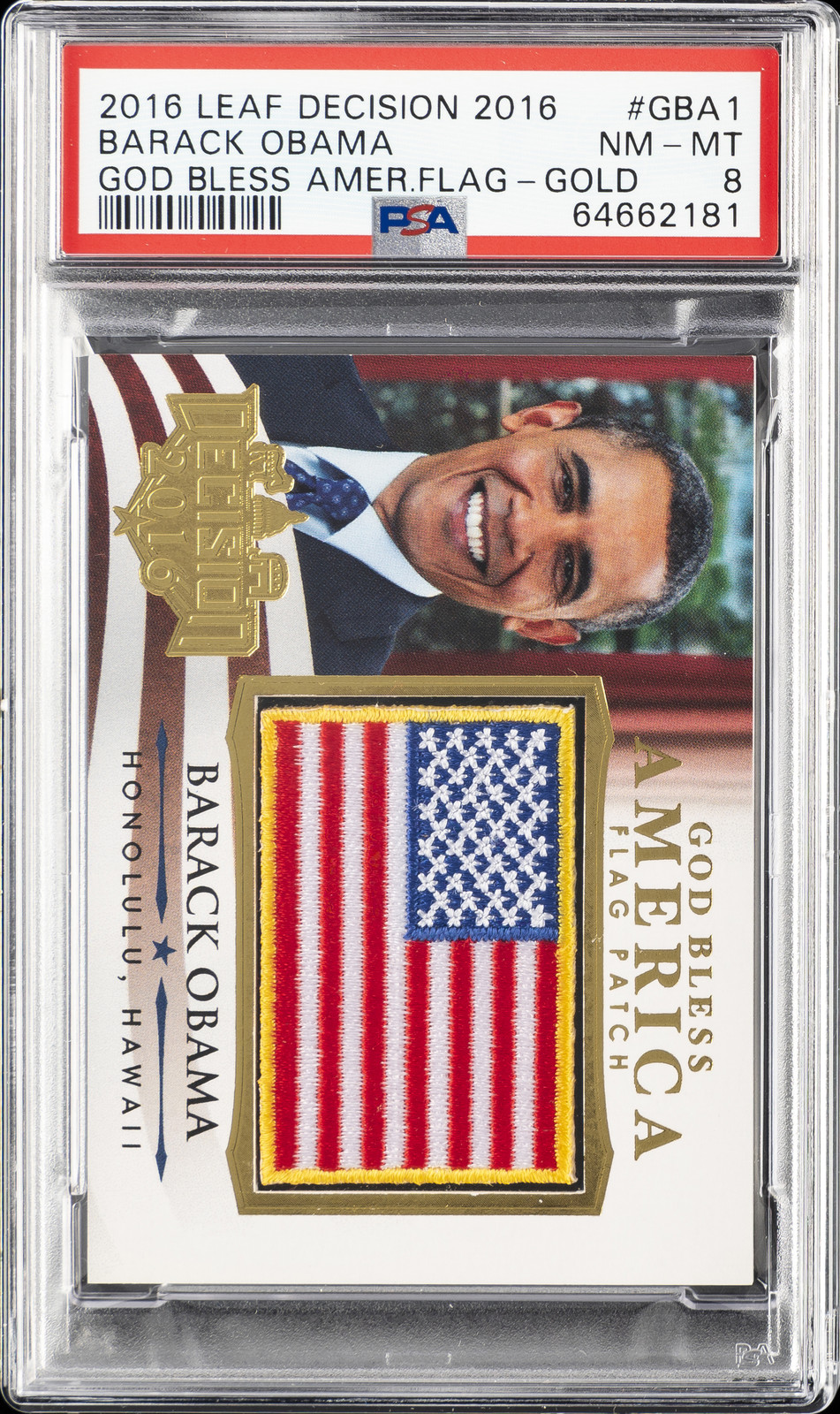 安倍晋三 WORLD LEADERS FLAG PATCH CARD 2016 World Leaders