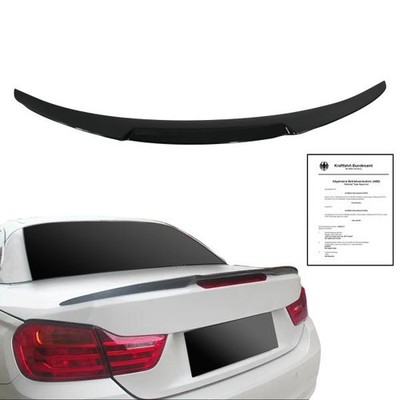 Heckspoiler 4er F33 Cabrio schwarz glänzend mit ABE passend für BMW 4er (F33) Ca