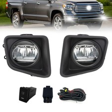 LED Fog Lights Compatible With 2014-2021 Tundra Fog Lamps Assembly with Wirin...