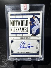 2024 Panini National Treasures - Nolan Ryan Notable Nicknames On Card Auto /25