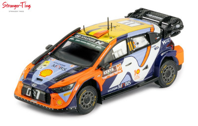 IXO Hyundai i20 N Rally1 #11 WRC Safari Rallye Kenia T.Neuville/M.Wydaeghe 1:43