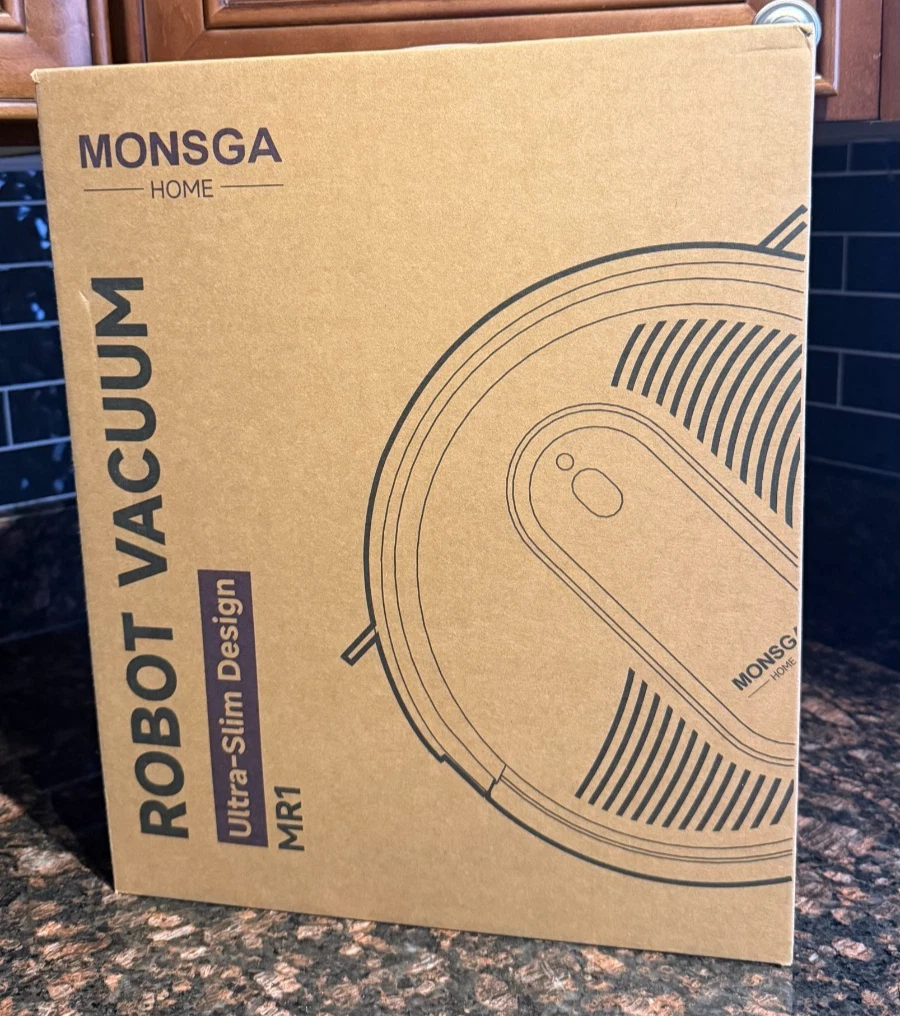 MONSGA Robot Vacuum Cleaner, 3000Pa Powerful Suction Robotic Vacuum, Ships fast!