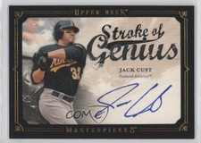 2008 Upper Deck Masterpieces Stroke of Genius Jack Cust #SG-JC Auto 1dm4