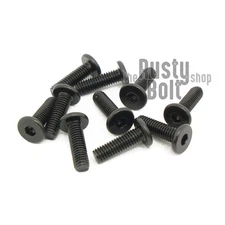 M3 x 10mm, Socket Head Screws, Ultra Low Profile, Thin, Wafer, Steel, Black