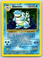 Blastoise (Holo) Base Set 2/102 Unlimited Pokemon Card LP