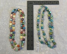 Rainbow Mother Of Pearl Necklaces Set Of 2 NWOT