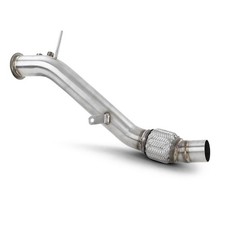 Edelstahl Ersatzrohr nach Fächerkrümmer Downpipe für BMW N47 1er E81 E82 E87 E88