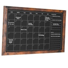 36" x 24", Magnetic Calendar Chalkboard for 36"W x 24"H Chalkboard Calendar