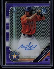 2019 Bowman Chrome #CPA-AT Abraham Toro Auto Purple Refractor #/250