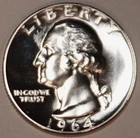 1964-P Washington Quarter - Proof - #9259D