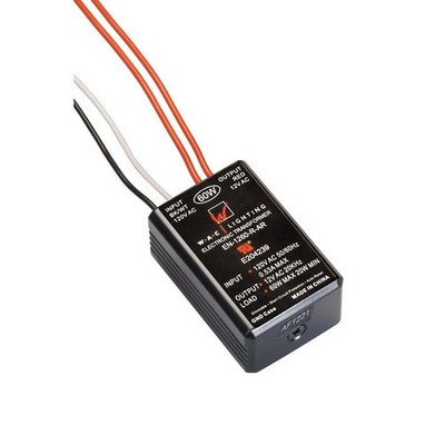 WAC Lighting EN-1260-R-AR Electronic Transformer, 120V - 12V 60 Watts, Black 