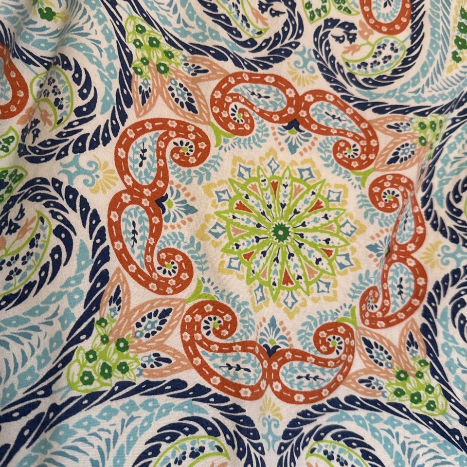 Juego de 2 fundas de almohada decorativas Pottery Barn 24x24 Lia Paisley Foto 4 de 4