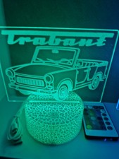 Trabant Kübel LED Nachtlicht Motivlicht Geschenk Ostalgie Fensterlicht DDR NVA
