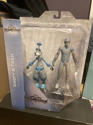 NEW Diamond Select Disney Kingdom Hearts Goofy & Tron Figure Set Series 3 Box