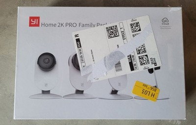 NEW Yi (Kami) Home 2K PRO Security Camera Family Pack x4 (4 Cameras pack). NIB