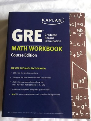 GRE Math Workbook Kaplan Course Edition By Kaplan Test Prep