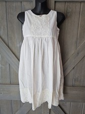 Vintage Girl's White Lace Dress sz 10/12