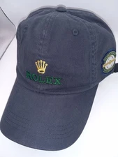 *** Rolex New Pebble Beach Concours Tour d’Elegance Rolex Hat Rare Twill ***