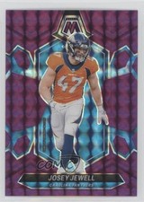 2024 Panini Mosaic Purple Mosaic Prizm 4/49 Josey Jewell #33 v9t