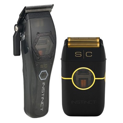 Stylecraft Instinct Metal Set Haarschneider & Rasierer Profi Barber Set